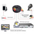BNC male  DC female to BNC male male video/audio cable extension cable Cctv Power Cable for Cctv Dvr Surveillance System